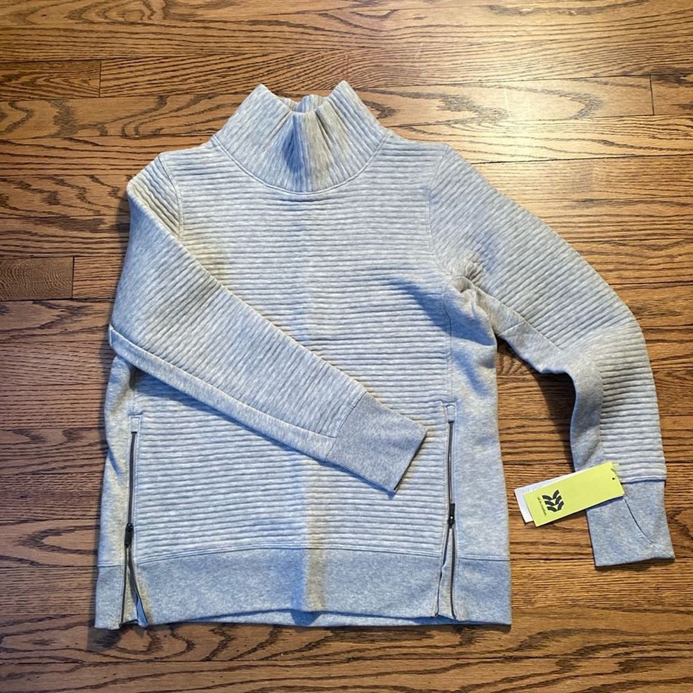 NWT All in motion ribbed mock neck tunic sweatshirt